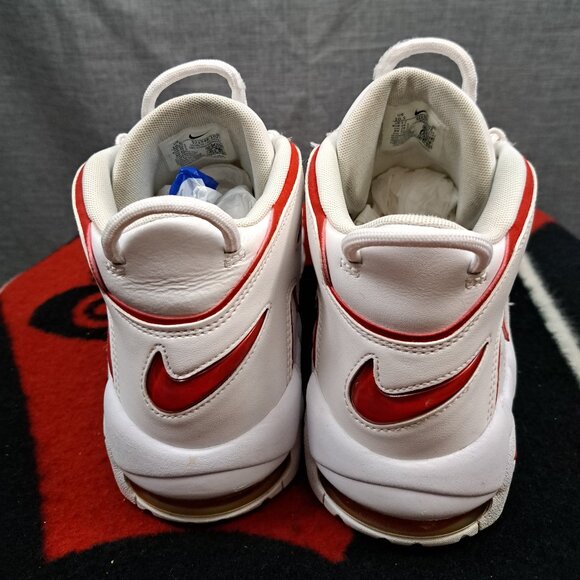 %Size 10.5 Men 2021 Nike Air More Uptempo \'96 White Varsity Red A 11 main image 4